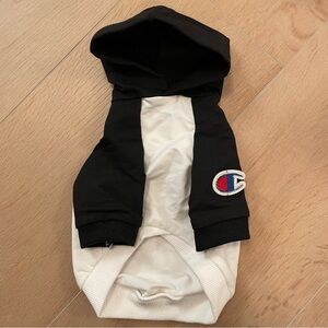 NWOT Dog Champion Copy Black and White Hoodie
